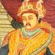 Handmade Multi-coloured Painted Of  Rajasthani King Seated On Throne