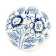 Blue Floral Hand Painted Kashmiri Indian Cabinet Knobs
