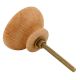 Green White Stone Embedded In Wooden Cabinet Knobs