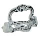White Crown Distressed Iron Pull Cabinet Handles