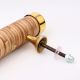 Natural Long Round Rattan Cabinet Handles 12