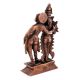 Statue Of Lord Krishna Playing Flute Alongside Goddess Radha