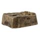 Handmade Golden Brass Paper Weight Square Shaped For Decoration
