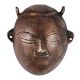 Handmade Brown Brass Ethnic Tribal Face Mask Wall Hanging