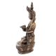 Handmade Brown Golden Brass Tibetan Buddha Statue