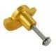 Golden Semi Circled Iron Cabinet Knob