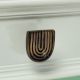 Antique Semi Oval Iron Cabinet Knobs