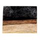 Dark Slate Grey Resin Wooden Knot Cabinet Knobs