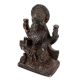 Handmade Black Brass Goddess Laxmi Statue