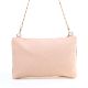 Geometric Beaded Evening Clutch Purse with Gold Chain Strap
