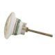 Emerald Hue Golden Pattern Ceramic Dresser Knobs