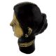 Handmade Antique Gold And Black Brass Gangaur or Gauri Head Statue