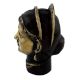 Handmade Black Finish Brass Gangaur or Gauri Head Statue
