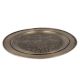Black Brass Pooja Thali Plate Handcrafted Engraved Design