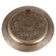 Black Brass Pooja Thali Plate Handcrafted Engraved Design