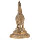 Hand Engraved Antique Golden Brass Diya Oil Lamp