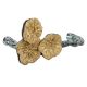 Multicolored Brass Door Handle Handcrafted Branch And Flower Design