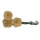 Multicolored Brass Door Handle Handcrafted Branch And Flower Design
