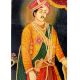 Life Size Portrait Painting Of Indian Raja Or Emperor