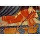 Queen Smoking A Hookah Canvas Painting