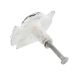White Angel Distressed Iron Cabinet Knob