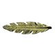 Yellow Feather Distressed Iron Handles