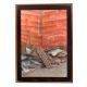 Old Contemporary Bick wall Broom Painting