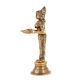 Deep Lakshmi Statue in Brass Holding Diya