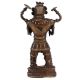 Brass Tribal Musician Statue