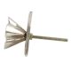 Silver Iron Cream Ceramic Bloom Cabinet Knobs