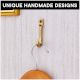 J Single Brass Hook In Golden Finish