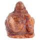 Tarnished Brass Laughing Buddha Statue