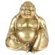 Golden Brass Laughing Buddha Statue