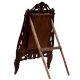 Artistic Bone Inlay Wooden Mirror Frame