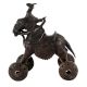 Old Horse With Rider Temple Toy With A Turbaned Rider