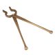 Golden Brass Sanchi Kitchen Tong or Pakkad