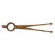 Golden Brass Sanchi Kitchen Tong or Pakkad