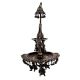 Peacock Design Oil Lamp Brass Diya With Many Bells