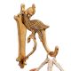 Brass Golden Peacock Design Wall Bracket