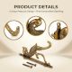 Brass Golden Peacock Design Wall Bracket