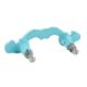Turquoise Distressed Iron Bow Wardrobe Handle