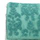 Handcrafted Beaded Evening Clutch Purse with Silver Chain Strap
