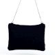 Boho Embroidered Evening Clutch Purse with Silver Chain Strap