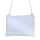 White Mrs Beaded Cross Body Sling Bag