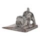 Brass Dog Door Stopper In Antique Finish