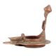 Brass Ganesha Diya In Abstract Form