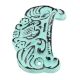 Aqua Green Distressed Vase D Pull Iron Handle