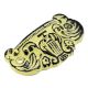 Yellow Distressed Vase D Pull Iron Handle