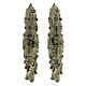 Black Brass European Style Door Handles  In Pair