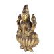 Vintage Laxmi Statue In Brass